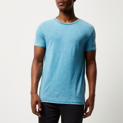 Light blue marl t-shirt